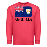 Cardinal flag of anguilla   anguilla banner t shirt Premium Sweatshirt - linhVisuals