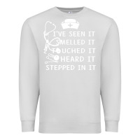 Dove Grey nurse t  shirt nurse i've seen it smelled it touched it t  shirt Premium Sweatshirt - linhVisuals