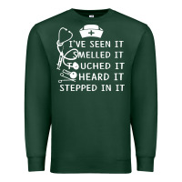Sports Green nurse t  shirt nurse i've seen it smelled it touched it t  shirt Premium Sweatshirt - linhVisuals