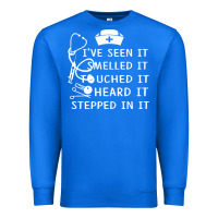 True Royal nurse t  shirt nurse i've seen it smelled it touched it t  shirt Premium Sweatshirt - linhVisuals