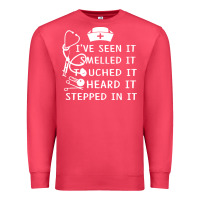 Cardinal nurse t  shirt nurse i've seen it smelled it touched it t  shirt Premium Sweatshirt - linhVisuals