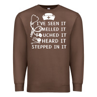 Chestnut nurse t  shirt nurse i've seen it smelled it touched it t  shirt Premium Sweatshirt - linhVisuals