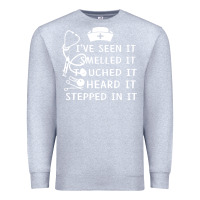 Heather Grey nurse t  shirt nurse i've seen it smelled it touched it t  shirt Premium Sweatshirt - linhVisuals