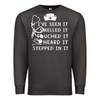 Smoke nurse t  shirt nurse i've seen it smelled it touched it t  shirt Premium Sweatshirt - linhVisuals