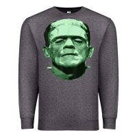 Charcoal Heather frankenstein monster classic horror flick t shirt Premium Sweatshirt - linhVisuals