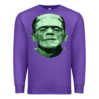 Purple frankenstein monster classic horror flick t shirt Premium Sweatshirt - linhVisuals