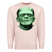Pale Pink frankenstein monster classic horror flick t shirt Premium Sweatshirt - linhVisuals