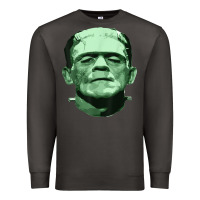 Smoke frankenstein monster classic horror flick t shirt Premium Sweatshirt - linhVisuals