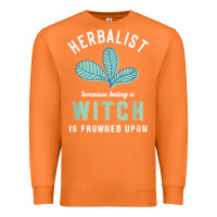 Carrot funny herbalist because a witch is frowned upon herbalism t shirt Premium Sweatshirt - linhVisuals
