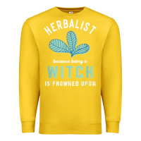 Lemon funny herbalist because a witch is frowned upon herbalism t shirt Premium Sweatshirt - linhVisuals