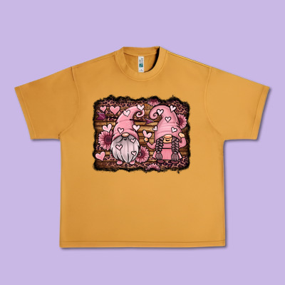 Valentines Day Gnomes Couple Urban Heavy Tee Designed By Jasminsmagicworld