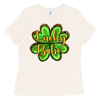 Bone St. Patrick's Lucky babe Ladies Tee - OliviaCreatesArt