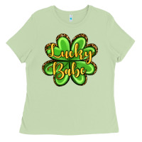 St. Patrick's Lucky Babe Ladies Tee | Teevron