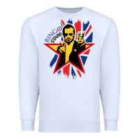 White ringo starr music concert Premium Sweatshirt - linhVisuals