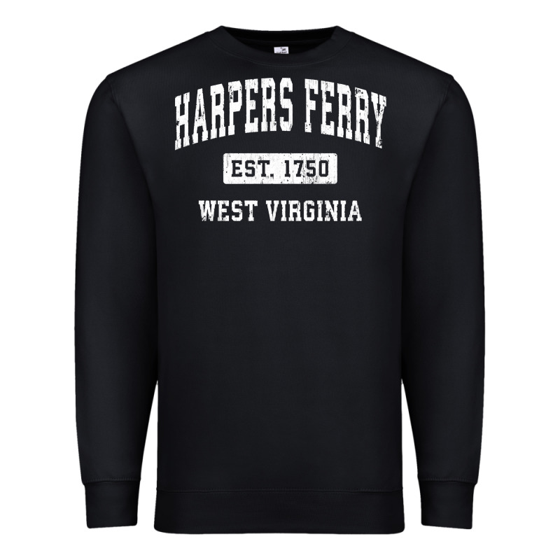 Harpers Ferry West Virginia Wv Vintage Established Sports Pullover Hoo Premium Sweatshirt by linhVisuals | Teevron