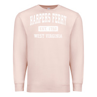 Pale Pink harpers ferry west virginia wv vintage established sports pullover hoo Premium Sweatshirt - linhVisuals