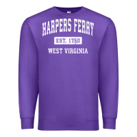 Purple harpers ferry west virginia wv vintage established sports pullover hoo Premium Sweatshirt - linhVisuals