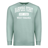 Seafoam harpers ferry west virginia wv vintage established sports pullover hoo Premium Sweatshirt - linhVisuals