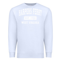 White harpers ferry west virginia wv vintage established sports pullover hoo Premium Sweatshirt - linhVisuals