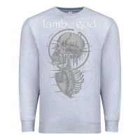 Heather Grey lamb of god music concert Premium Sweatshirt - linhVisuals