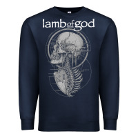 Navy lamb of god music concert Premium Sweatshirt - linhVisuals