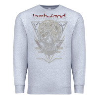 Heather Grey lamb of god music concert Premium Sweatshirt - linhVisuals