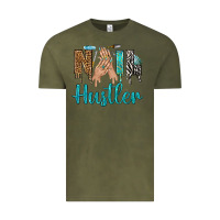 Vintage Olive nail hustler bbs Vintage Tee - BundleAndBundleShop