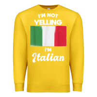 Lemon i'm not yelling i'm italian t shirt Premium Sweatshirt - linhVisuals