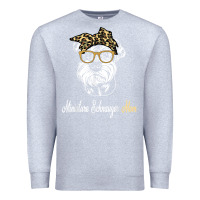Heather Grey birthday and mother's day gift miniature schnauzer mom t shirt Premium Sweatshirt - linhVisuals