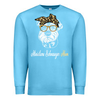 Ocean Blue birthday and mother's day gift miniature schnauzer mom t shirt Premium Sweatshirt - linhVisuals