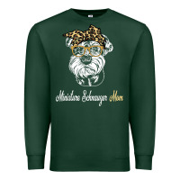 Sports Green birthday and mother's day gift miniature schnauzer mom t shirt Premium Sweatshirt - linhVisuals