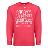 Cardinal daddy's kitten ddlg littlespace daddy dom cgl t shirt Premium Sweatshirt - linhVisuals