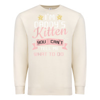Sandshell daddy's kitten ddlg littlespace daddy dom cgl t shirt Premium Sweatshirt - linhVisuals