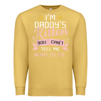 Antique Gold daddy's kitten ddlg littlespace daddy dom cgl t shirt Premium Sweatshirt - linhVisuals