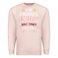 Pale Pink daddy's kitten ddlg littlespace daddy dom cgl t shirt Premium Sweatshirt - linhVisuals
