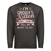 Smoke daddy's kitten ddlg littlespace daddy dom cgl t shirt Premium Sweatshirt - linhVisuals