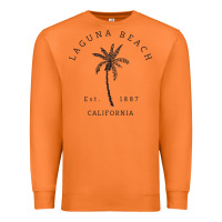 Carrot retro cool laguna beach california palm tree unique novelty sweatshirt Premium Sweatshirt - linhVisuals