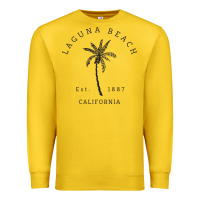 Lemon retro cool laguna beach california palm tree unique novelty sweatshirt Premium Sweatshirt - linhVisuals