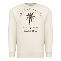 Sandshell retro cool laguna beach california palm tree unique novelty sweatshirt Premium Sweatshirt - linhVisuals