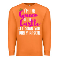 Carrot i’m the queen of the castle get down you dirty rascal t shirt Premium Sweatshirt - linhVisuals