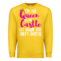 Lemon i’m the queen of the castle get down you dirty rascal t shirt Premium Sweatshirt - linhVisuals