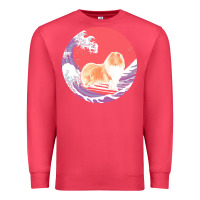 Cardinal rough collie t  shirt rough collie gifts   ocean waves surfing rough c Premium Sweatshirt - linhVisuals