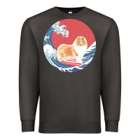 Smoke rough collie t  shirt rough collie gifts   ocean waves surfing rough c Premium Sweatshirt - linhVisuals