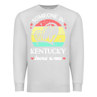 Dove Grey someone in kentucky loves me t  shirt someone in kentucky loves me fun Premium Sweatshirt - linhVisuals