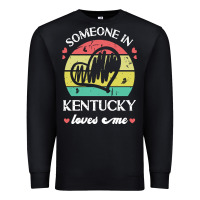 Black someone in kentucky loves me t  shirt someone in kentucky loves me fun Premium Sweatshirt - linhVisuals