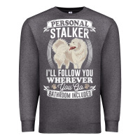 Charcoal Heather great pyrenees stalker great pyrenees gifts great pyrenees t shirt Premium Sweatshirt - linhVisuals