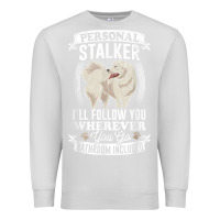 Dove Grey great pyrenees stalker great pyrenees gifts great pyrenees t shirt Premium Sweatshirt - linhVisuals
