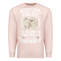 Pale Pink great pyrenees stalker great pyrenees gifts great pyrenees t shirt Premium Sweatshirt - linhVisuals