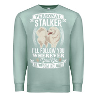 Seafoam great pyrenees stalker great pyrenees gifts great pyrenees t shirt Premium Sweatshirt - linhVisuals