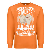 Carrot great pyrenees stalker great pyrenees gifts great pyrenees t shirt Premium Sweatshirt - linhVisuals